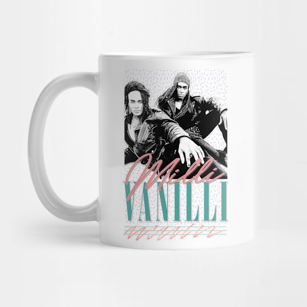 Milli Vanilli \/\/\ Retro Style Aesthetic Design by DankFutura